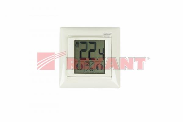 Терморегулятор сенсорный RX-418H бежевый REXANT (совместим с Legrand серии Valena) 51-0565